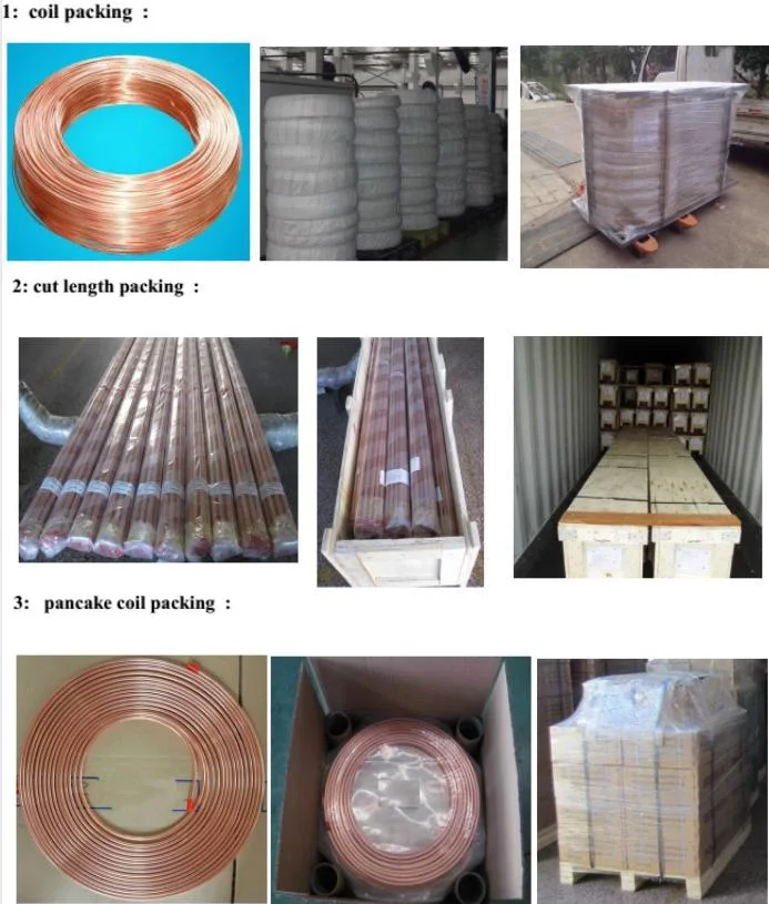 China 3/8&prime;&prime; 1/2&prime;&prime; Copper Strip Coil Tube Wire 1/4 Pancake Copper Coil Coiled Copper Tubing Price